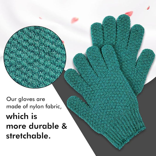 Evridwear Exfoliating Dual Texture Bath Gloves - Image 2