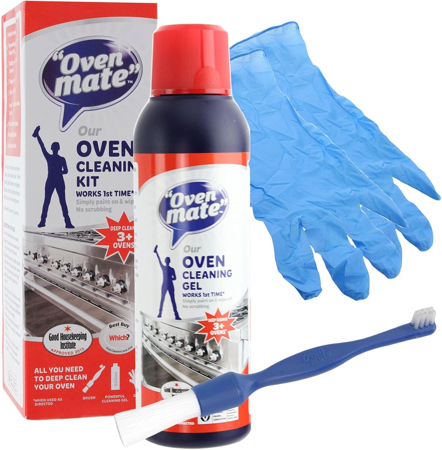 Oven Mate Original Ofen Reiniger Tief Reinigend Reinigungsgel Kit (2 stück)
