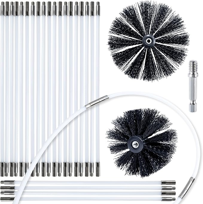 HOKLNUSE Dryer Vent Cleaner Kit Chimney Sweep Cleaning Tools Pellet Stove by HOKLNUSE