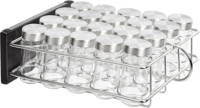 Amazon Basics 20 Jars Spice Organizer Rack - Image 2