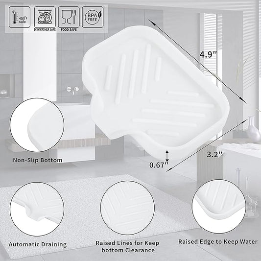 Silicone Bathroom Soap Dishes - Image 2