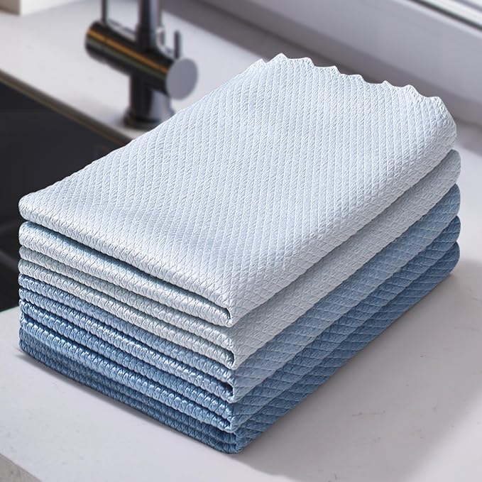 JOYMOOP Fish Scale Streak Free Magic Glass Window Cleaning Cloth, Microfiber by JOYMOOP