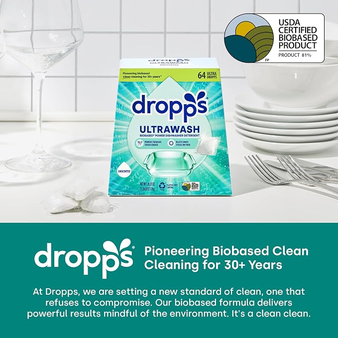 Dropps UltraWash Dishwasher Pods, Lemon Citrus - Image 6