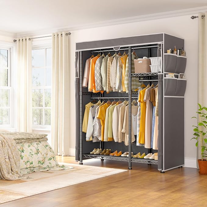 Raybee Clothes Rack with Cover, Clothing Racks - Image 6