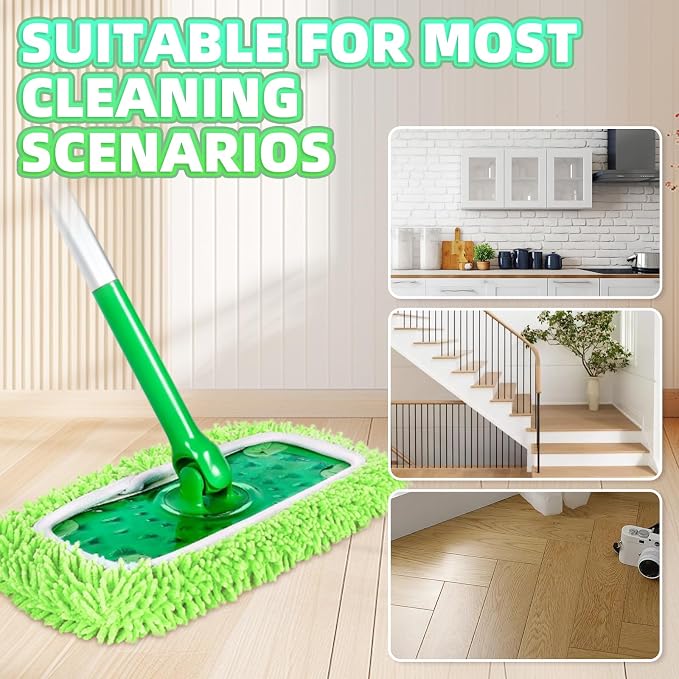 8 Pack Reusable Mop Pads Compatible - Image 4