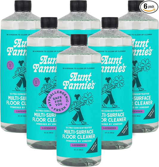 Aunt Fannie's Ultra Concentrated Floor Cleaner Vinegar Wash, Makes 16 Gallons by AuntFannies