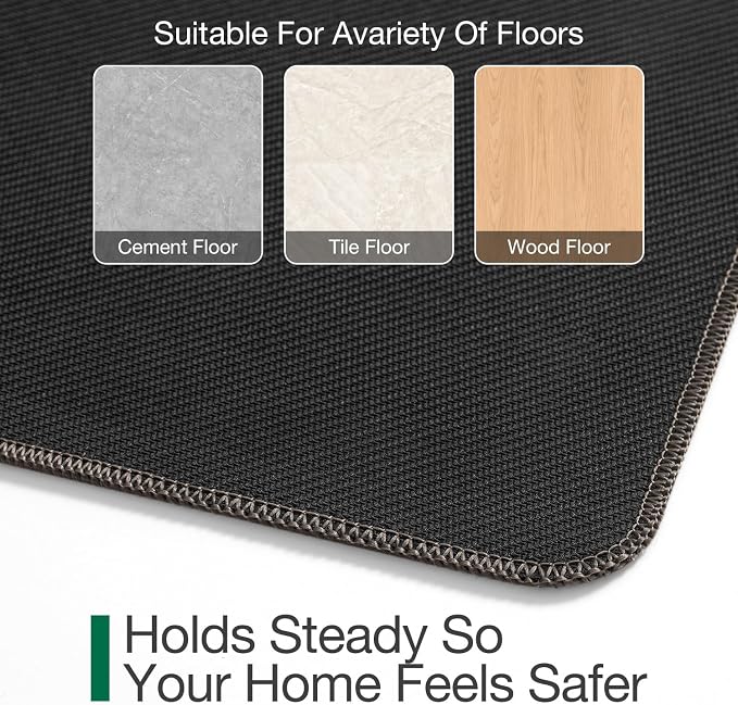 LUMI Ultra Thin Door Mat for Entryway, Easy Clean Welcome Entrance Mat for - Image 8