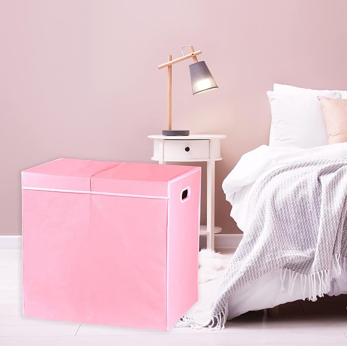 Simple Houseware Double Laundry Hamper - Image 4
