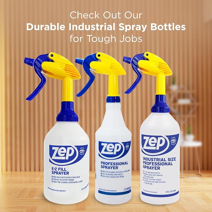 Zep Professional Sprayer Bottle - 32 oz - HDPRO1 - Versatile Adjustable Nozzle - Image 8