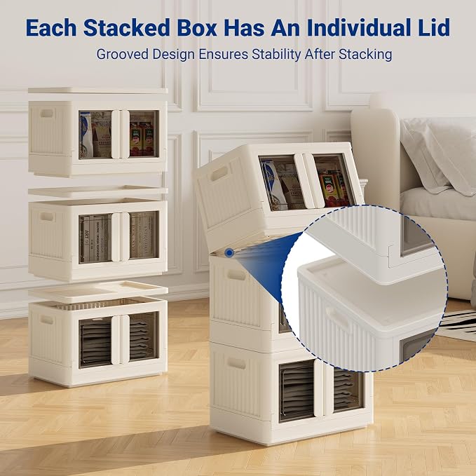FLEXIMOUNTS 110 QT Stackable Storage Bins - Image 5