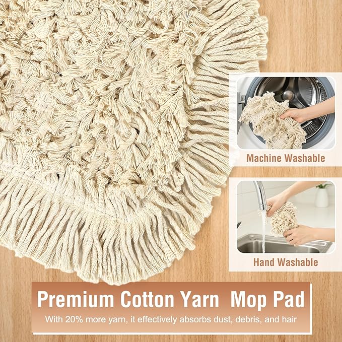 Commercial Dust Mop for Hardwood Floors, Industrial Dry Mops - Image 6