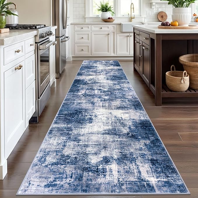 IOHOUZE Abstract Runner Rug 3x12 Ft Washable Runners - Image 2