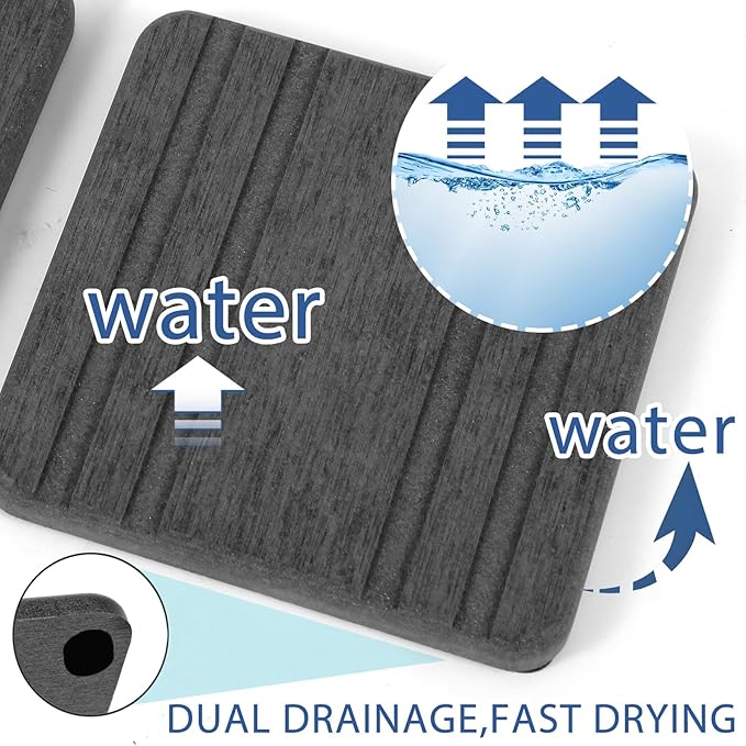 3PCS Water Absorbing Stone Tray, DryingNeat Diatomite Stone Sink Tray, Instant - Image 2
