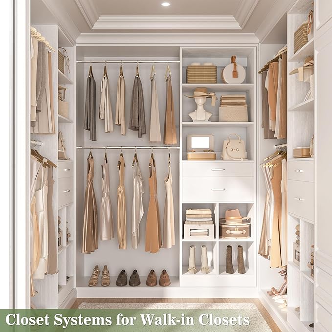 Closet System, 4-8 FT Closet Organizer Tower - Image 8