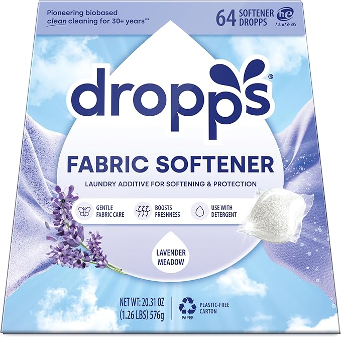 Dropps Laundry Fabric Softener Pods, Lavender Meadow by Dropps