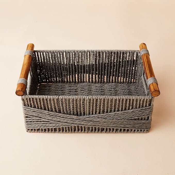LA JOLIE MUSE Wicker Storage Baskets - Image 3