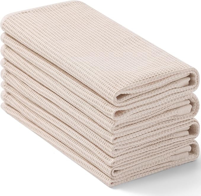 Homaxy 100% Cotton Waffle Weave Kitchen Towels by Homaxy