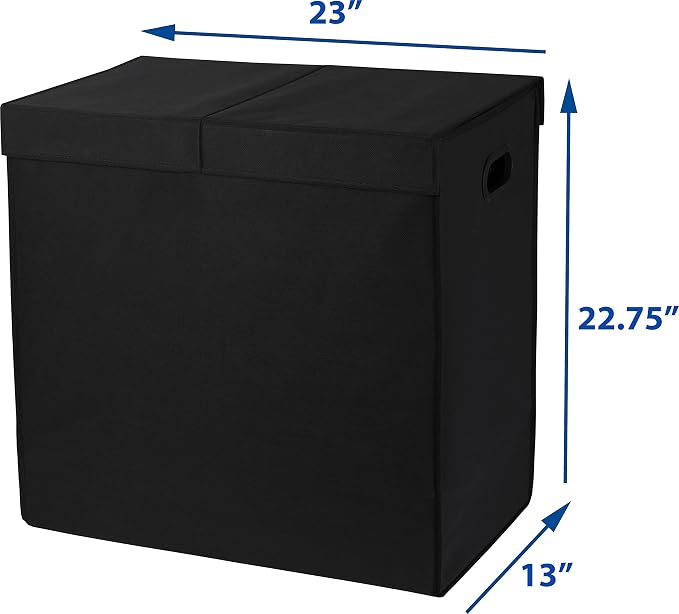 Simple Houseware Double Laundry Hamper - Image 7