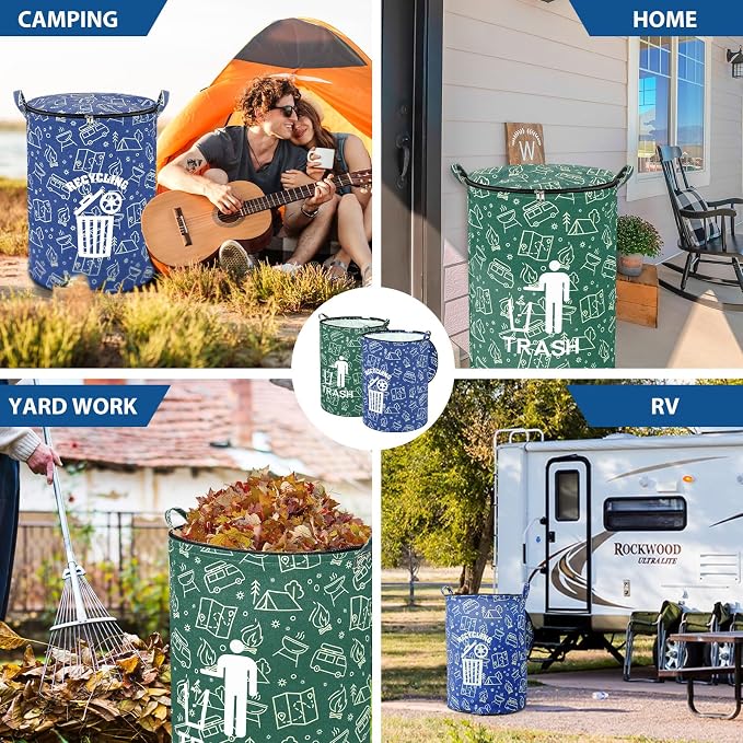 2 Pack Collapsible Trash Can Camping - Image 5