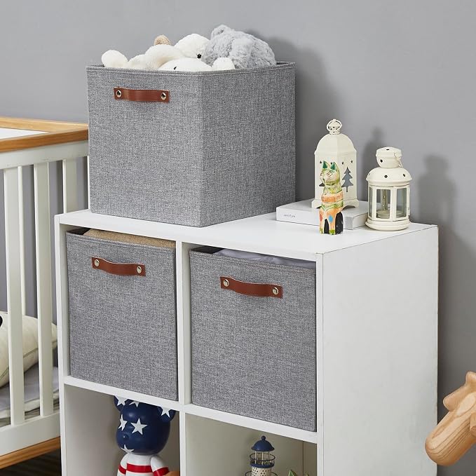 Collapsible Fabric Storage Cube Bins - Image 7