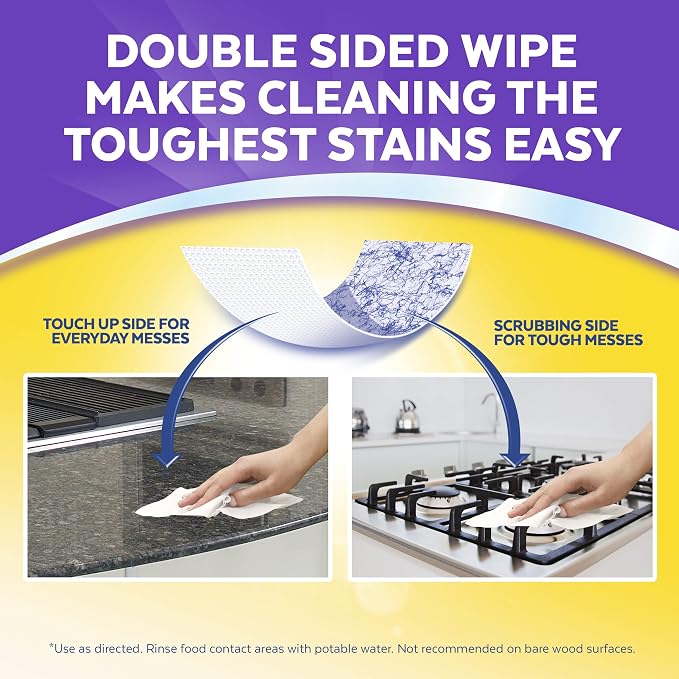 Lysol Dual Action Disinfectant Wipes, - Image 4