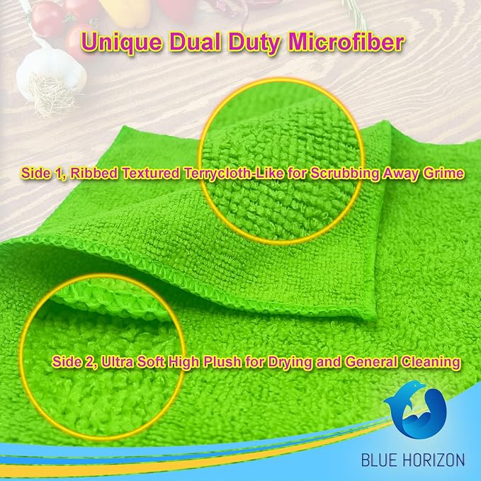 Microfiber Cleaning Towels, 3 Dozen Commercial and Household Bulk Pack - Image 5