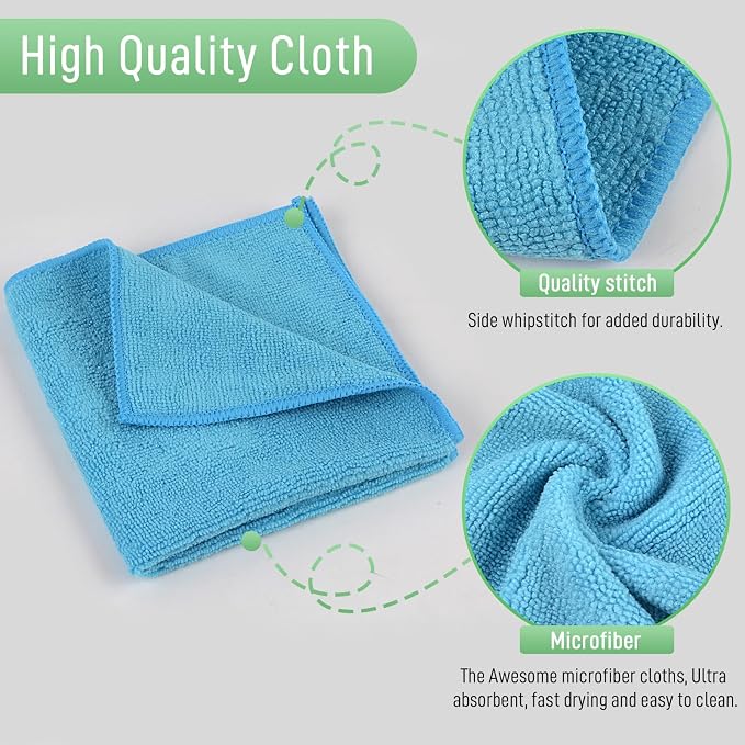 SINLAND Microfiber Dish Cloth for Washing Dishes Rags Best Kitchen Washcloth - Image 3