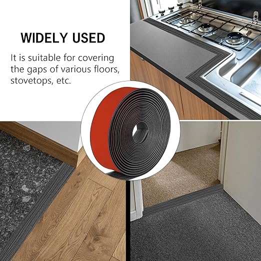 20Ft Floor Transition Strip Self Adhesive Vinyl Cover Floor Strip Flat Divider - Image 5