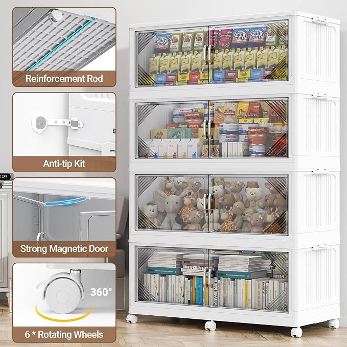 220Gal Plastic Stackable Storage Bins - Image 5