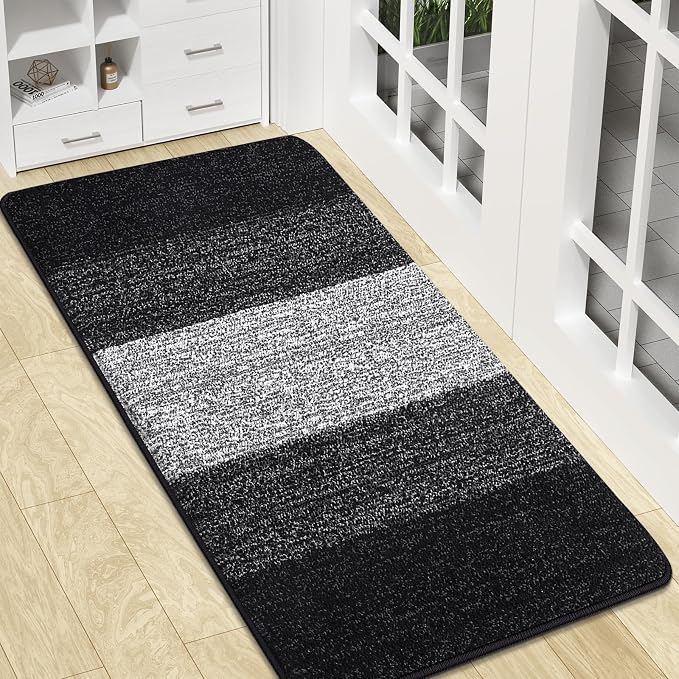 Kitinjoy Indoor Outdoor Door Mat, 47x20 Non-Slip Absorbent Dirt Trapper by Kitinjoy