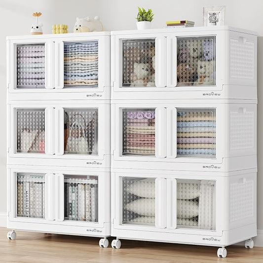 BROVIEW 120Gal Stackable Storage Bins by BROVIEW-EnjoytheArtofLife