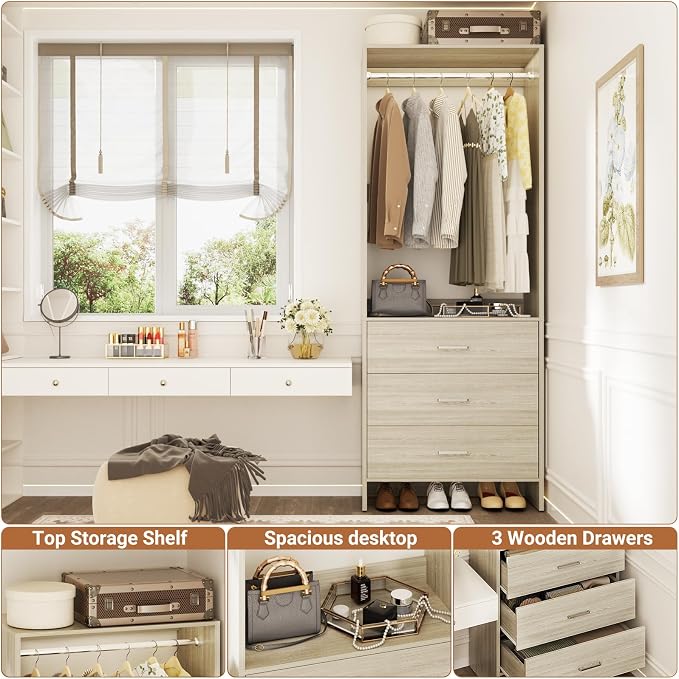 Aheaplus 2FT Closet System - Image 6