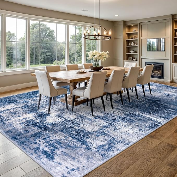 IOHOUZE Abstract Area Rugs 9x12 Ft Washable Large Rugs - Image 2