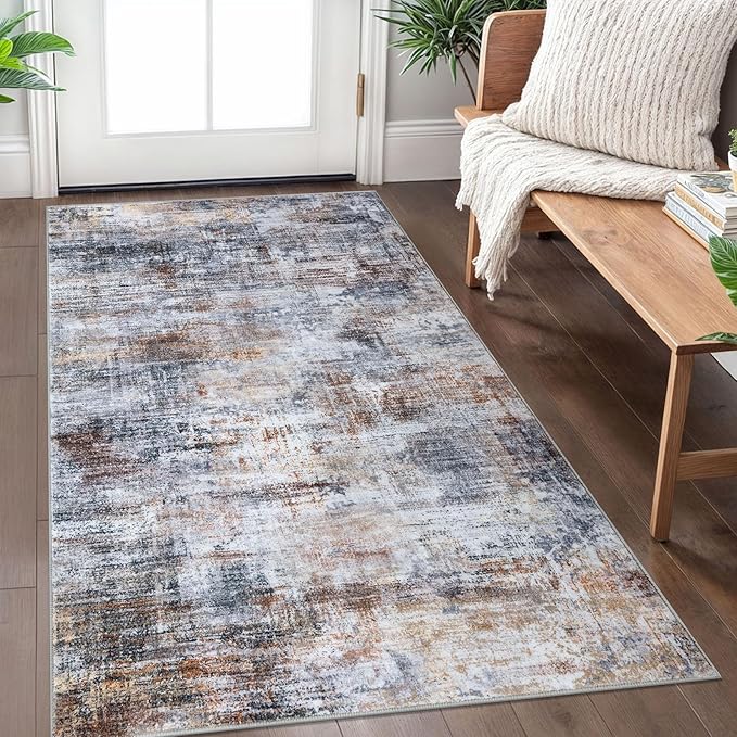 IOHOUZE Abstract Area Rug 3x5 Ft Washable Rugs by iOhouze