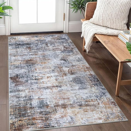 IOHOUZE Abstract Area Rug 3x5 Ft Washable Rugs by iOhouze