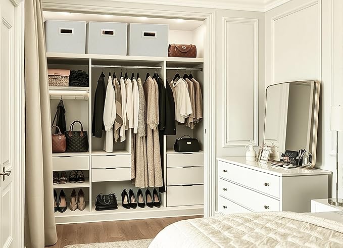 DECOMOMO Storage Bins for Shelves Robust Fabric Closet Bins for Shelves Toy - Image 2