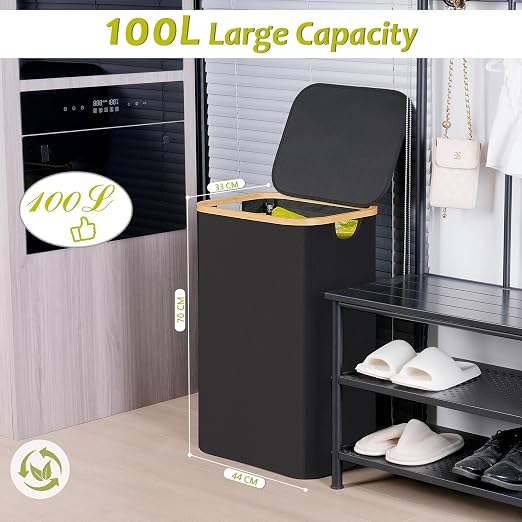 efluky Recycling Bin Holder 100L, 26 Gallon Trash Can - Image 2