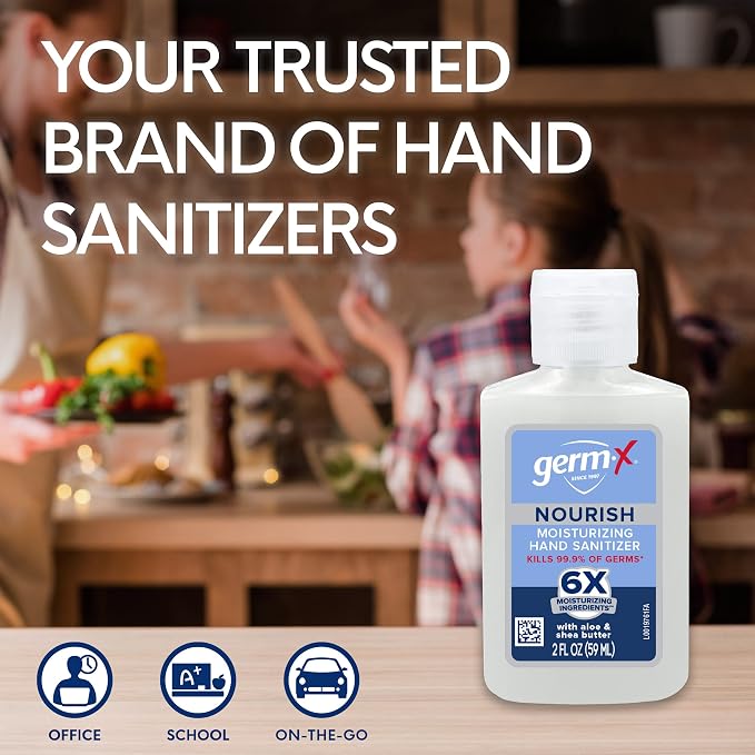 Germ-X Nourish Hand Sanitizer, 2-in-1 Moisturizing and Sanitizing Formula - Image 5