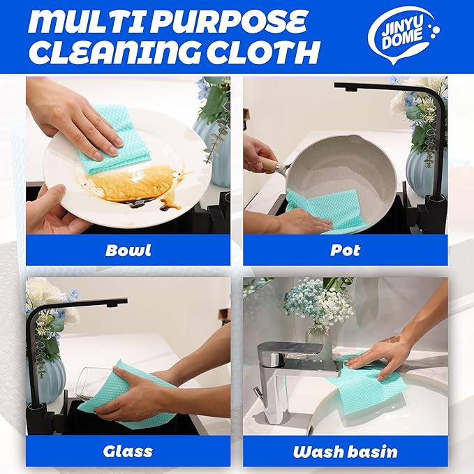 Reusable Kitchen Cleaning Cloths Dish Towels Dish Cloth Handi Wipe Reusable - Image 5
