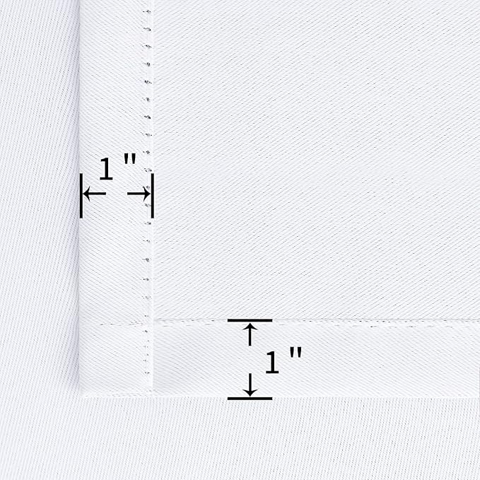 BGment White Curtains 45 Inches Length - Image 6