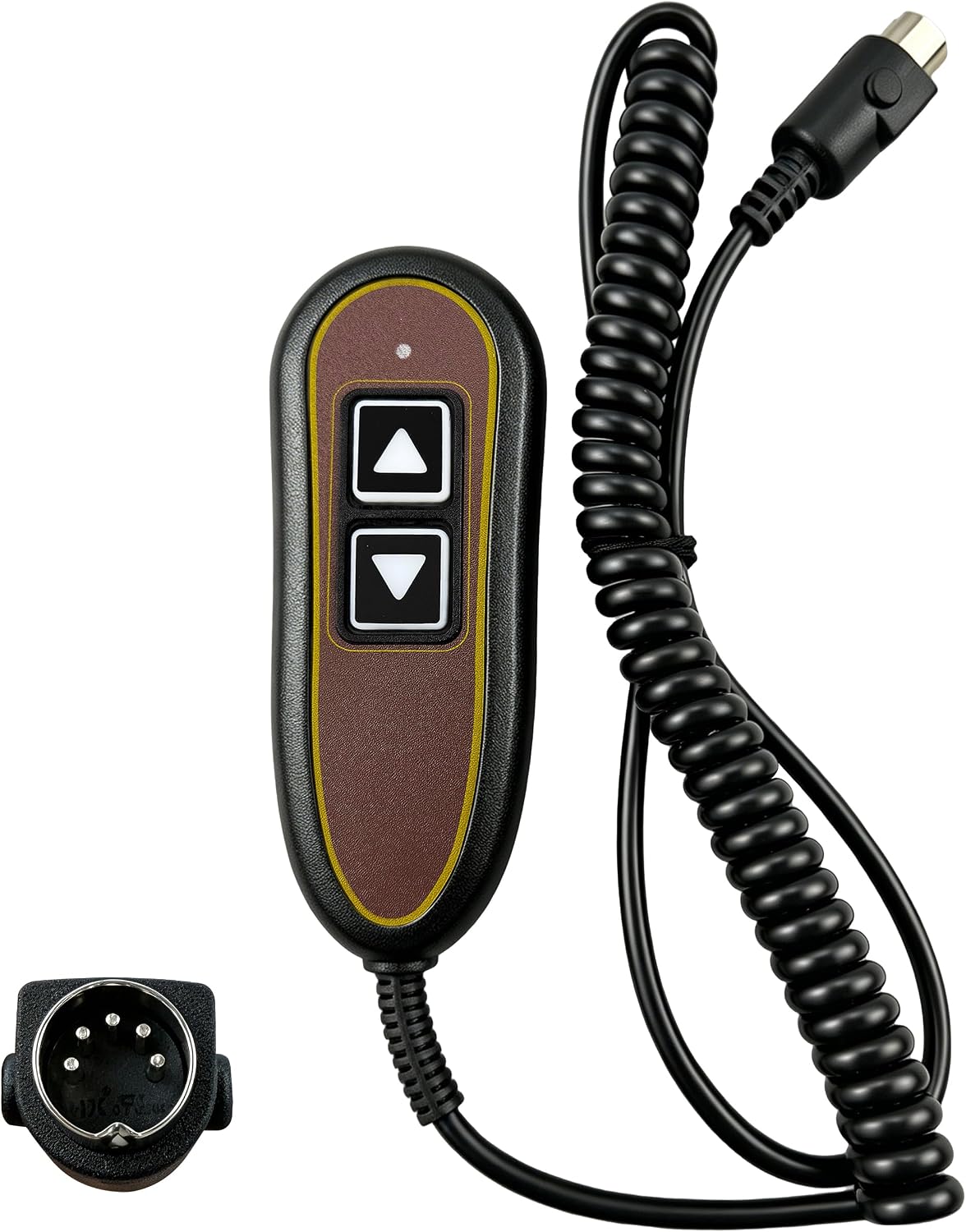 Upgraded 2 Button 5 Pin Lift Chair Remote Compatible with Golden Lift Chairs Kaidi Okin Dewert Power Recliners, Lighted Hand Control, Replace ZK1200-HC