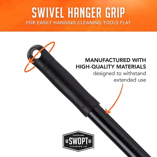 SWOPT Standard 48” Steel Handle – Ergonomic Design Eliminates Loose Handles — - Image 7
