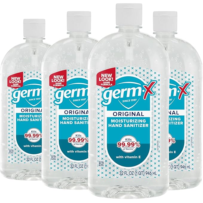 Germ-X Original Hand Sanitizer, Back to School Supplies, Non-Drying by Germ-X