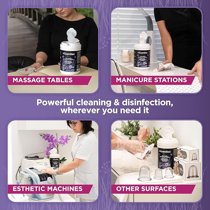 Prevention All Purpose Disinfectant Wipes – Cleaning Wipes Canister, Bulk - Image 3