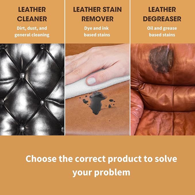 Furniture Clinic Leather Cleaner | Non-Toxic | Removes Dirt & Grime | - Image 3