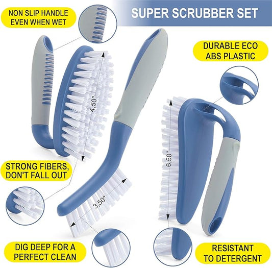 Scrub Brush Set of 3pcs - Image 2