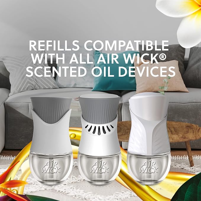 Air Wick Plug in Scented Oil Starter Kit, 2 Warmers + 6 Refills, Essential Oils - Image 3