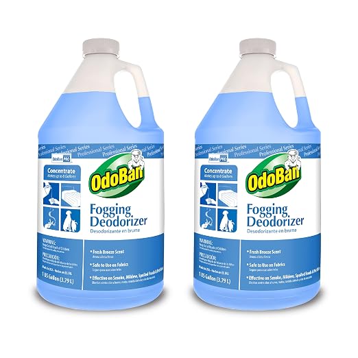 OdoBan Fogging Deodorizer Concentrate, Made in the USA, 1 Gallon Each by OdoBan