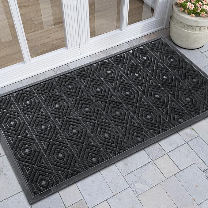 Yimobra Door Mat, Outdoor Indoor Entrance Welcome Mat, Heavy Entry Front Door by Yimobra
