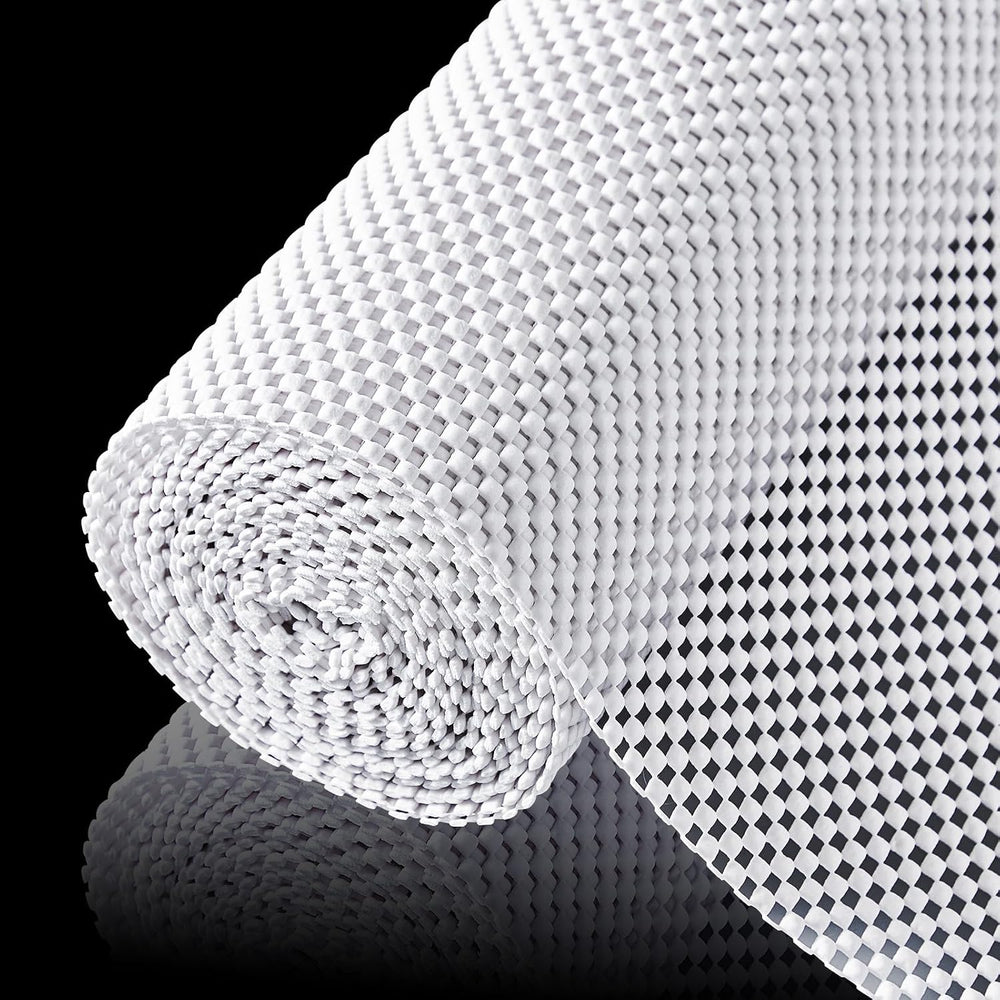 Shelf Liner for Kitchen Cabinets and Drawers, White, 24" x 240"